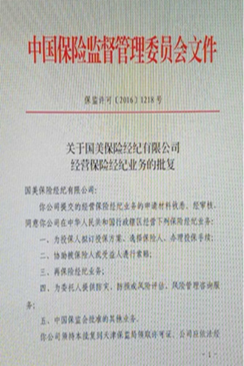 国美2016金融布局收官：拿下保险经纪牌照