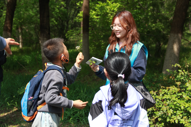 中关村青少年生态文化科普课堂走进奥森公园